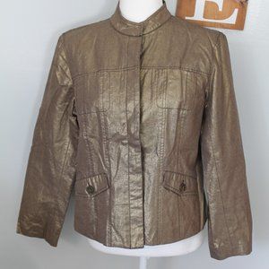 Koret Gold Button-Front Jacket